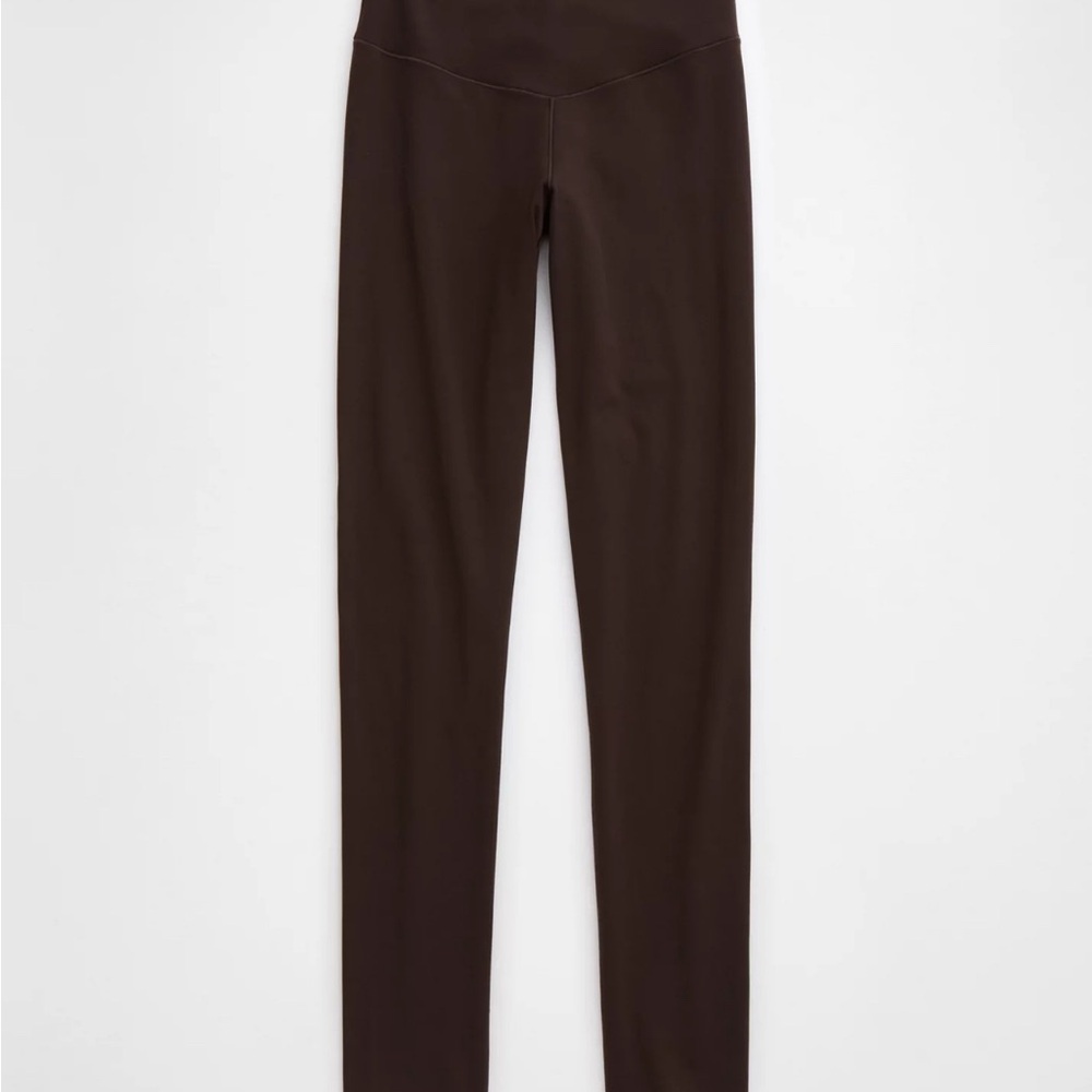 Aerie Brown Leggings with Streamlined Silhouette